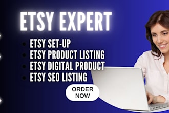 set up etsy shop, stan and shopify store digital products design, logo, etsy pod