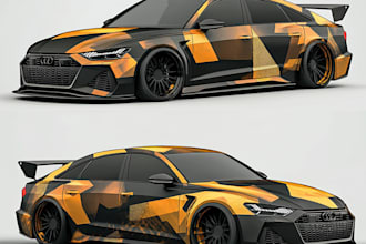 do branding racing car wrap, livery car wrap