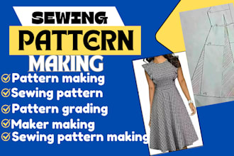 be your sewing pattern maker and grading for all clothing sizes