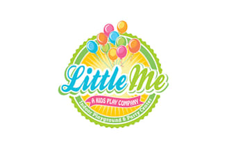 design amazing indoor kids play party center logo