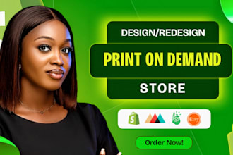 do print on demand store, shopify pod store, printify, printful, pod store