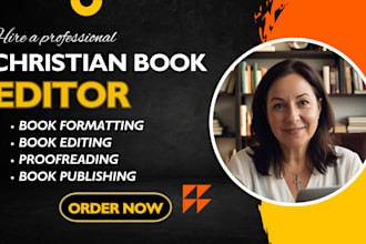 edit format proofread your christian ebook daily devotion prayer journal memoir