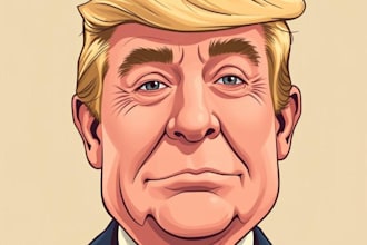 create a political or satirical cartoon