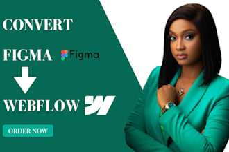 convert figma to webflow website design or redesign webflow website