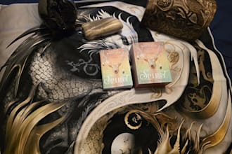 offer a 7 card, spirit animal oracle reading from a master empath