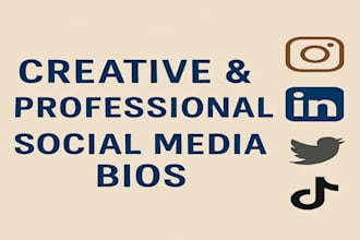 write an engaging about me or bio that connects with your audience
