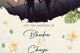 do digital birthday invitation cards, weddings card, events etc