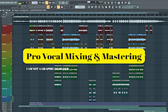 mix and master vocals for your song to industry standards