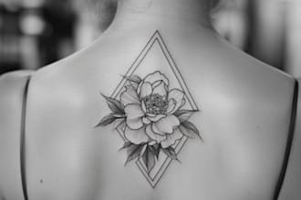 make a unique custom geometric tattoo design