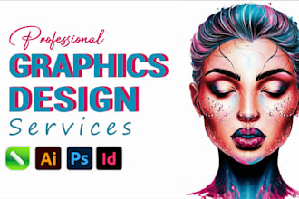 professional graphic design vector art design redesign and digital art design