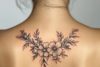 do your minimalist tattoo design in my art style