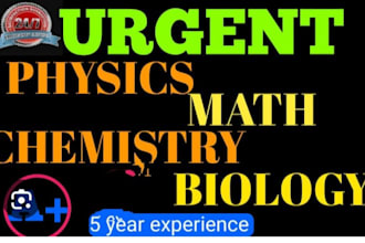 be your chemistry math physics statistics calculus linear algebra discrete tutor