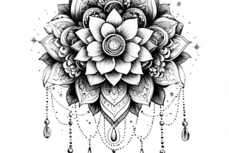 draw unique traditional, mandala, polynesian tattoo design for you