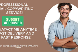 write professional focused email marketing content