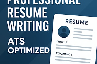write a job winning professional resume and cover letter