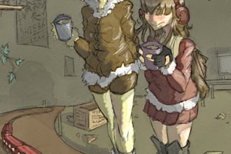 draw storybook illustrations that best fit your oc
