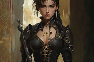create character illustrations for your fantasy card game