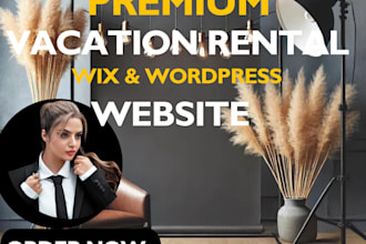 custom vacation rental website or airbnb website airbnb co host, wordpress