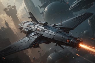drawing a sci fi spaceship art