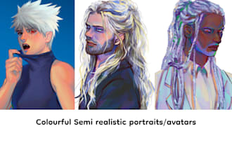 do a custom hand drawn portrait or avatar for you
