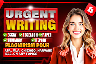 do essay writing, research and summary, case study analysis, report paper, apa