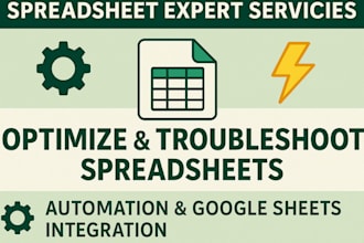 optimize spreadsheets troubleshoot spreadsheets, automation google sheets