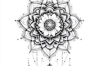 create mandala, zentagle and tattoo for you