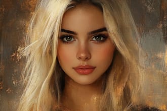 do oil painting portrait and illustrations digitally