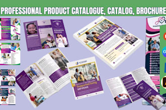 design digital business corporate brochure, flyer,  annual catalogue report