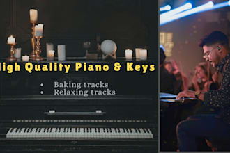 play piano, keys for your song or cover