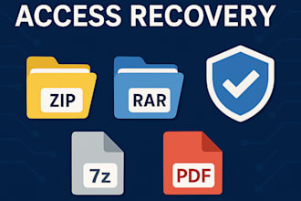 recover passwords from zip, rar, 7z, and PDF files you own
