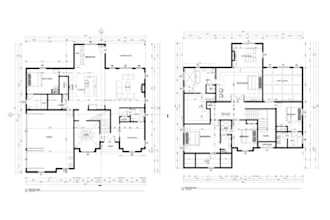 do your architectural drawings, 2d floor plan, ceiling plan, mep plan in autocad
