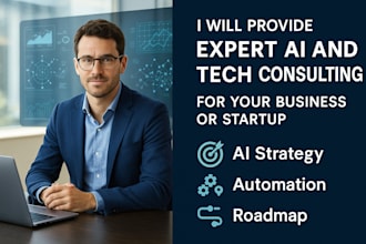 provide expert ai and tech consulting for your business or startup