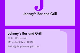 design a luxury and minimalist business card