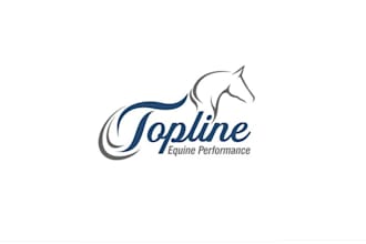 design equine progressive sport horse vet practice logo