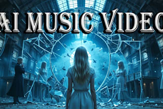 create stunning amazing ai generated music video tailored to your track