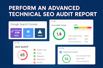 perform advanced technical SEO audit report