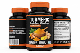 custom product label supplement label and packaging design