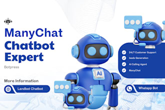 build expert ai chatbot for social media platforms with manychat