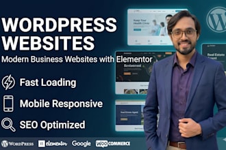 design a real estate website with elementor