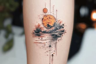 create illustration traditional tattoo