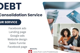 generate debt relief leads debt settlement debt consolidation leads generation