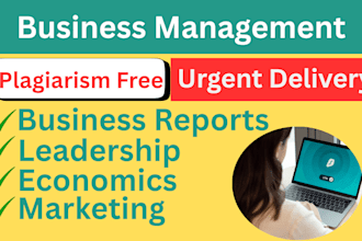 do business management assigned, economics, strategic marketing, leadership, MBA