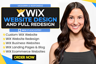 create modern wix website develop wix studio website, design wix studio site