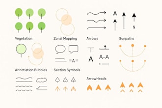 create vector icons for your architectural diagrams in 1 day