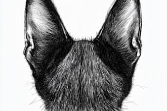 draw your dog,cat,horse ears
