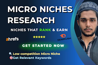 do easy to rank and low competitive micro niche research