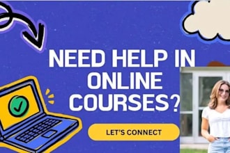 do sophia, aleks, wgu, touchstones, any online course or test on your behalf