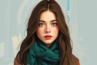 turn your photo into a stunning digital oil painting
