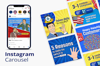 create canva instagram linkedin carousel posts and templates